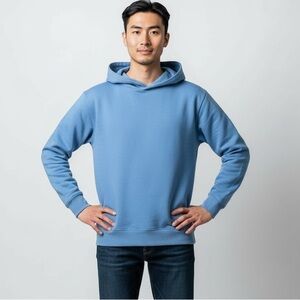 Rhone Blue Hooded Pullover With Pockets and Adjustable Waist Size Men’s XL